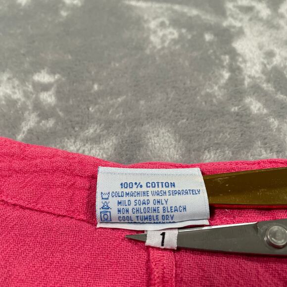 Oh My Gauze Dress Womens 1 S/M Pink Flowy Boho Artsy Hippie Lagenlook Midi - Picture 4 of 11